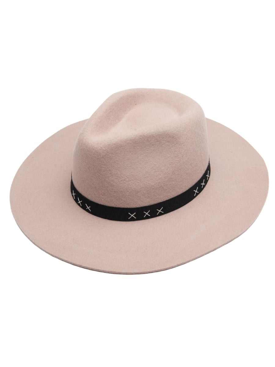 lucca couture CONSTANCE WESTERN WOOL HAT-CEYLON