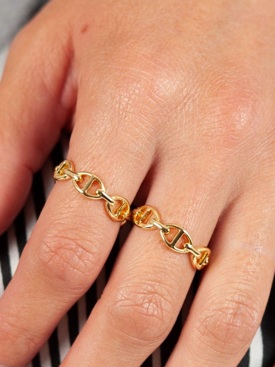 lucca couture EQUESTRIAN CHAIN RING