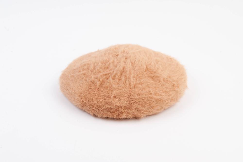 lucca couture FARREL FAUX FUR BERET-CAMEL