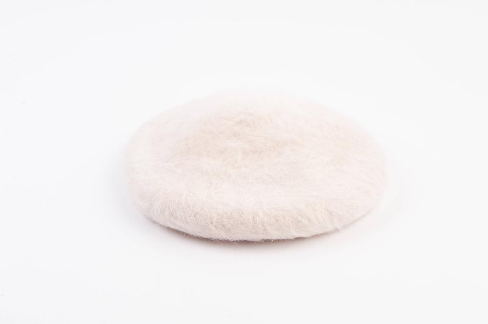 lucca couture FARREL FAUX FUR BERET-IVORY