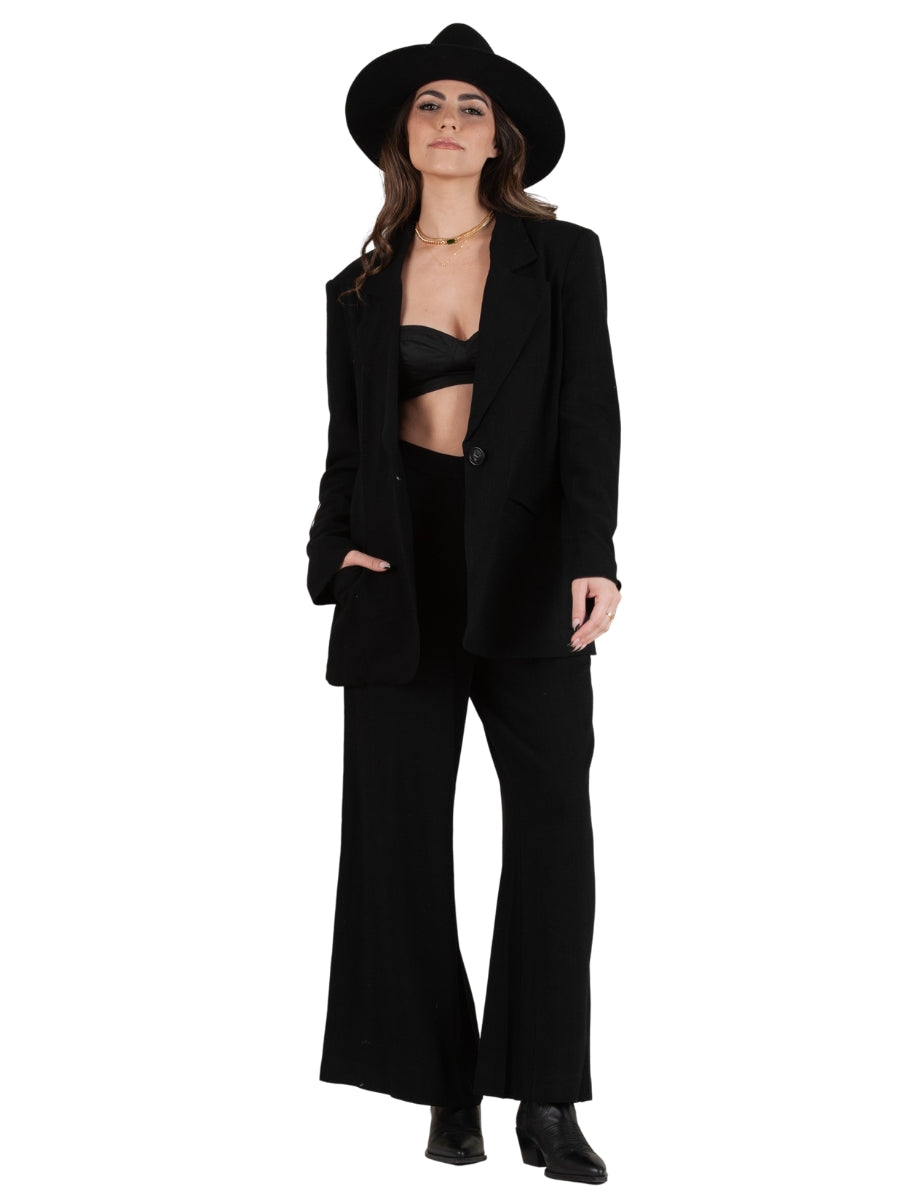 lucca couture FLYNN BLAZER-BLACK