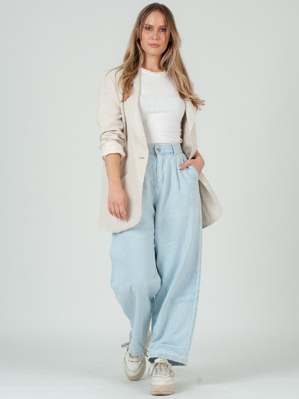 lucca couture FLYNN BLAZER-WHEAT