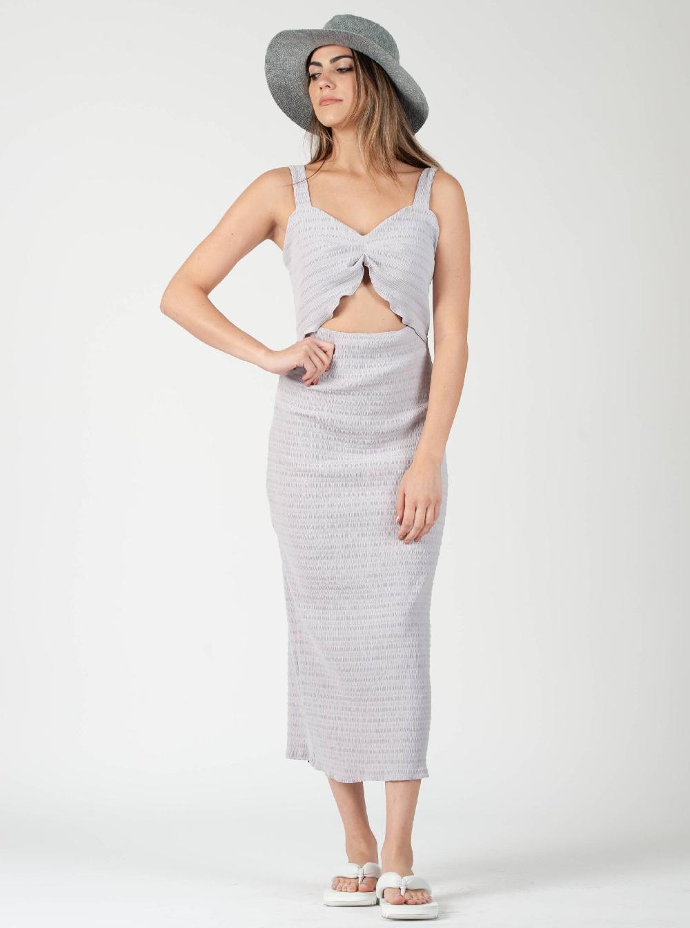 lucca couture HERAKLION DRESS-LAVENDER