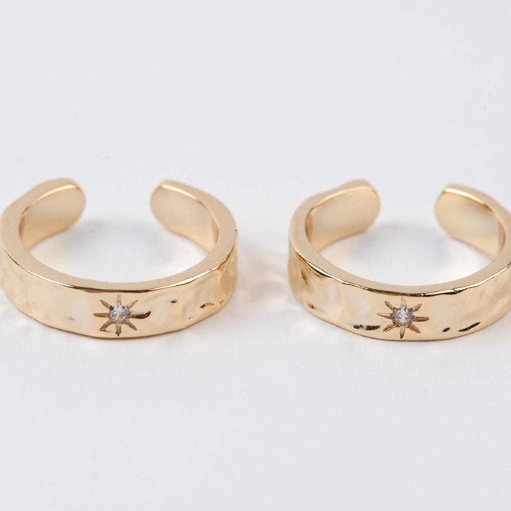 lucca couture HEXAGRAM RING