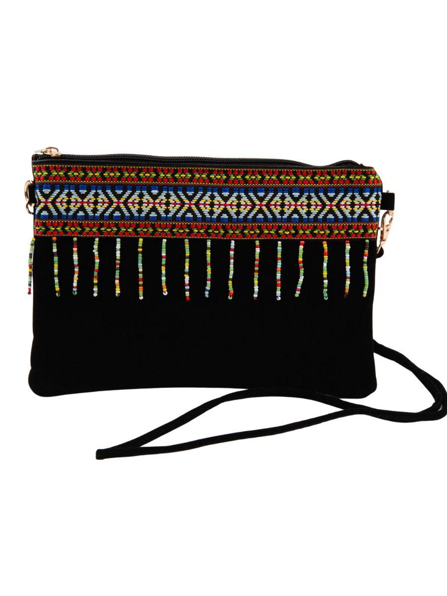 lucca couture INAJA CLUTCH-BLACK