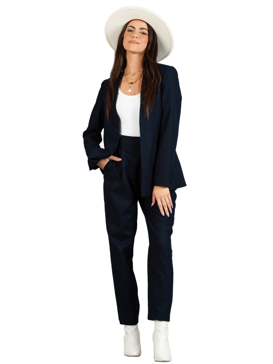 lucca couture IRIS BLAZER-NAVY