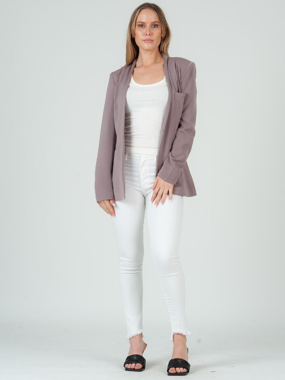 lucca couture IRIS BLAZER-WISTERIA