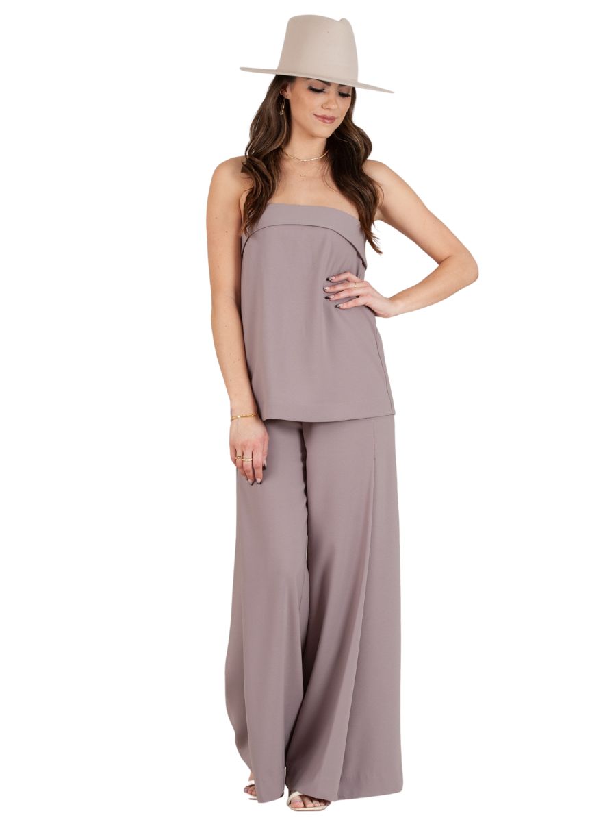 lucca couture IRIS WIDE LEG PANT-WISTERIA
