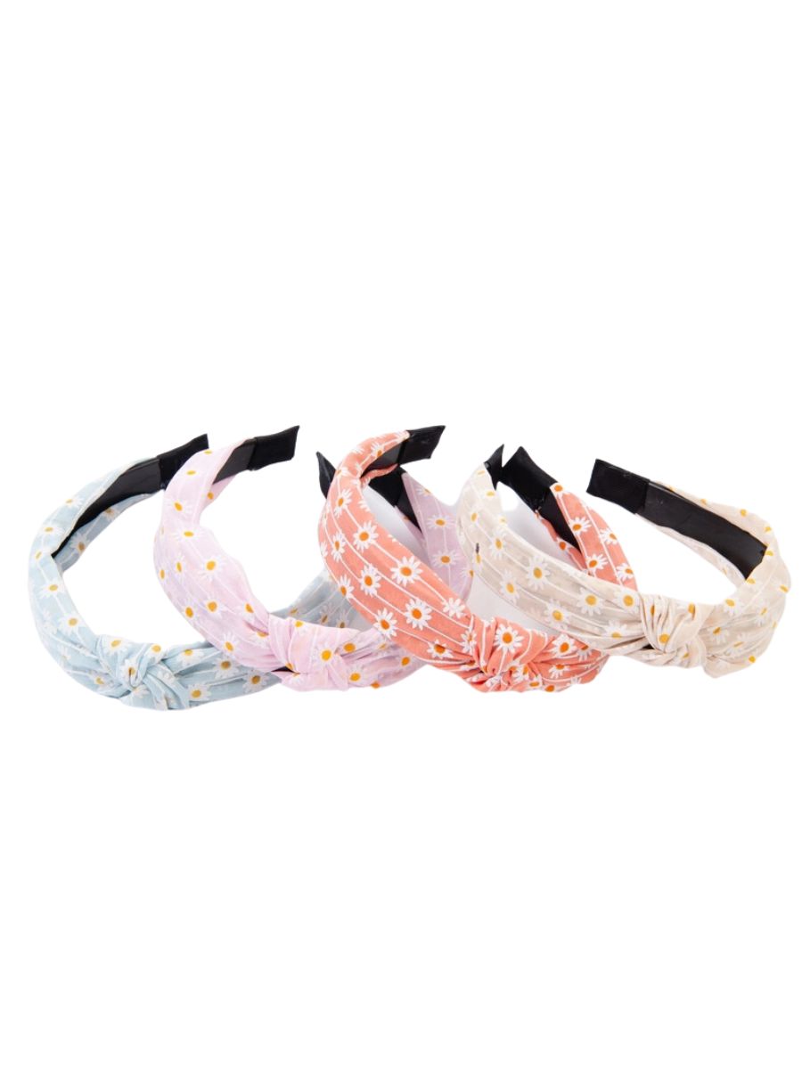 lucca couture JESSICA DAISY STRIPE HEADBAND