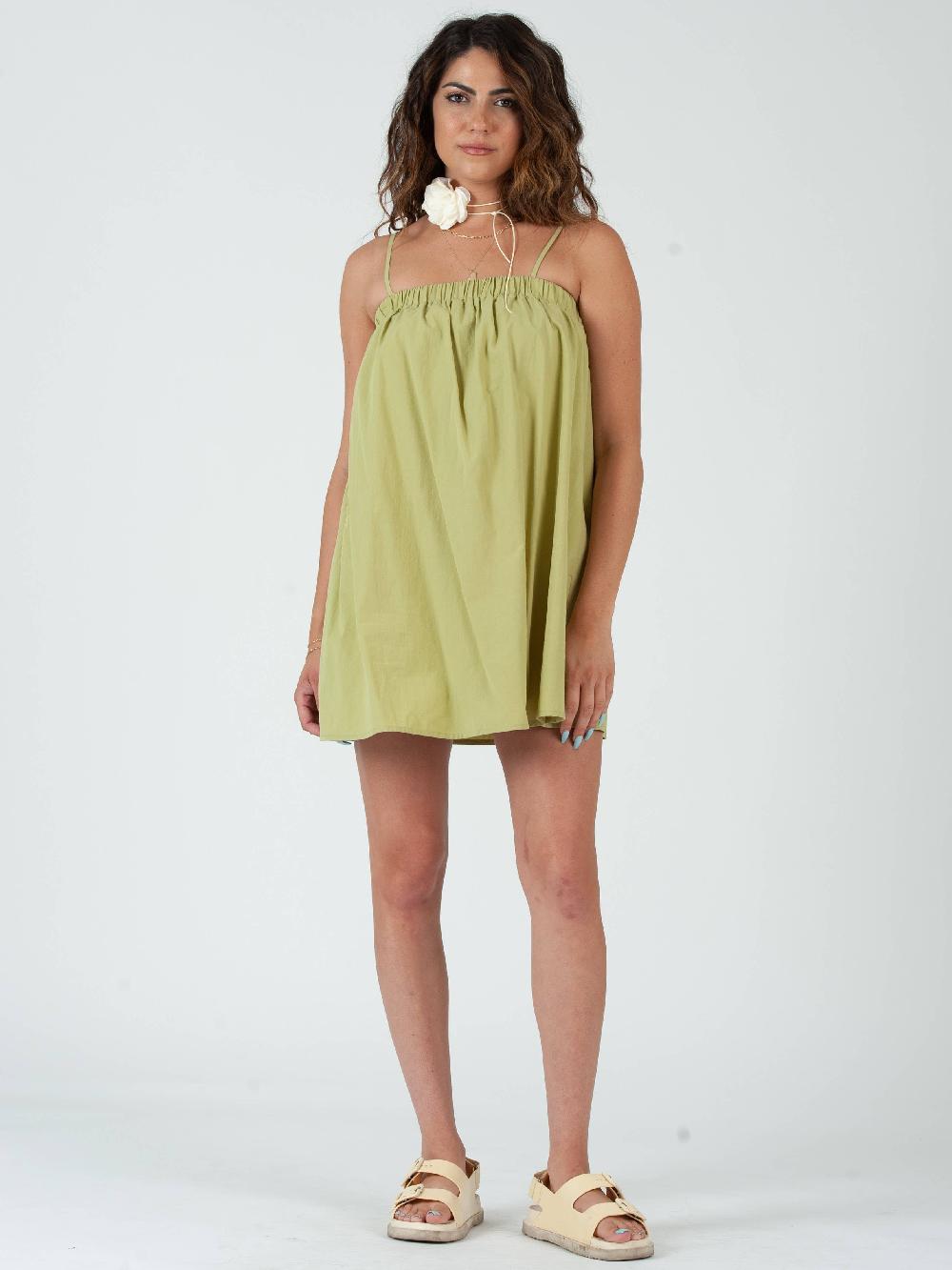 lucca couture JONI MINI DRESS-CYBER LIME