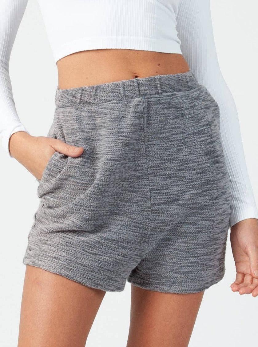 lucca couture JULL SLUB TERRY SHORTS-NAVY