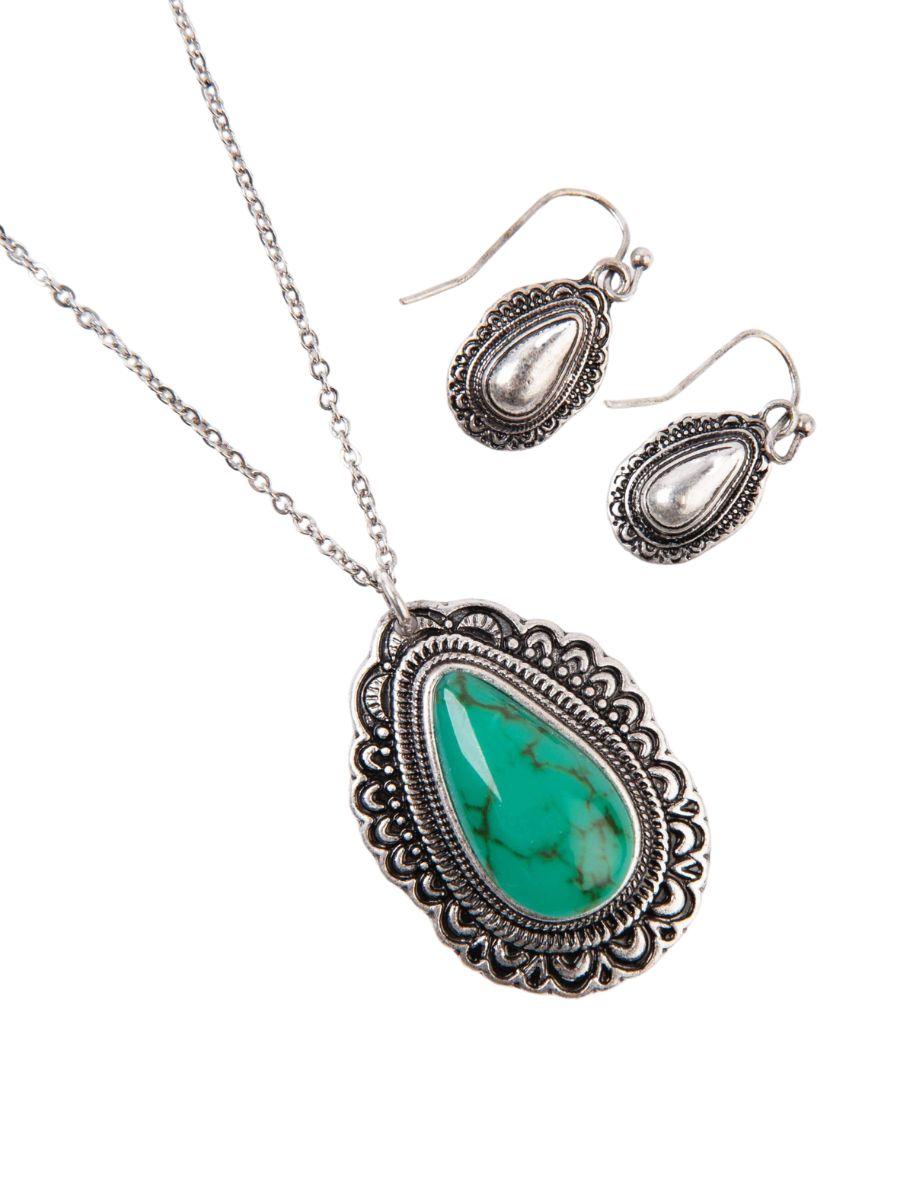 lucca couture KAYDEE NECKLACE + EARRING SET