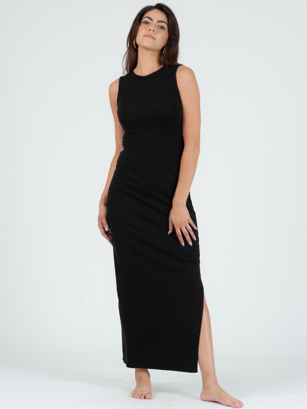 lucca couture KENDALL PENCIL SKIRT-BLACK