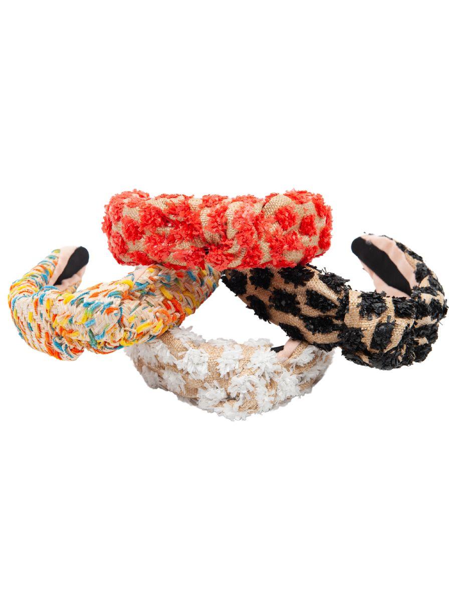 lucca couture KITSCH TEXTURED HEADBAND
