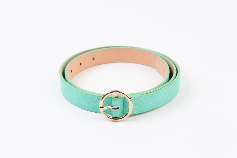 lucca couture KNOX VEGAN BELT-MINT