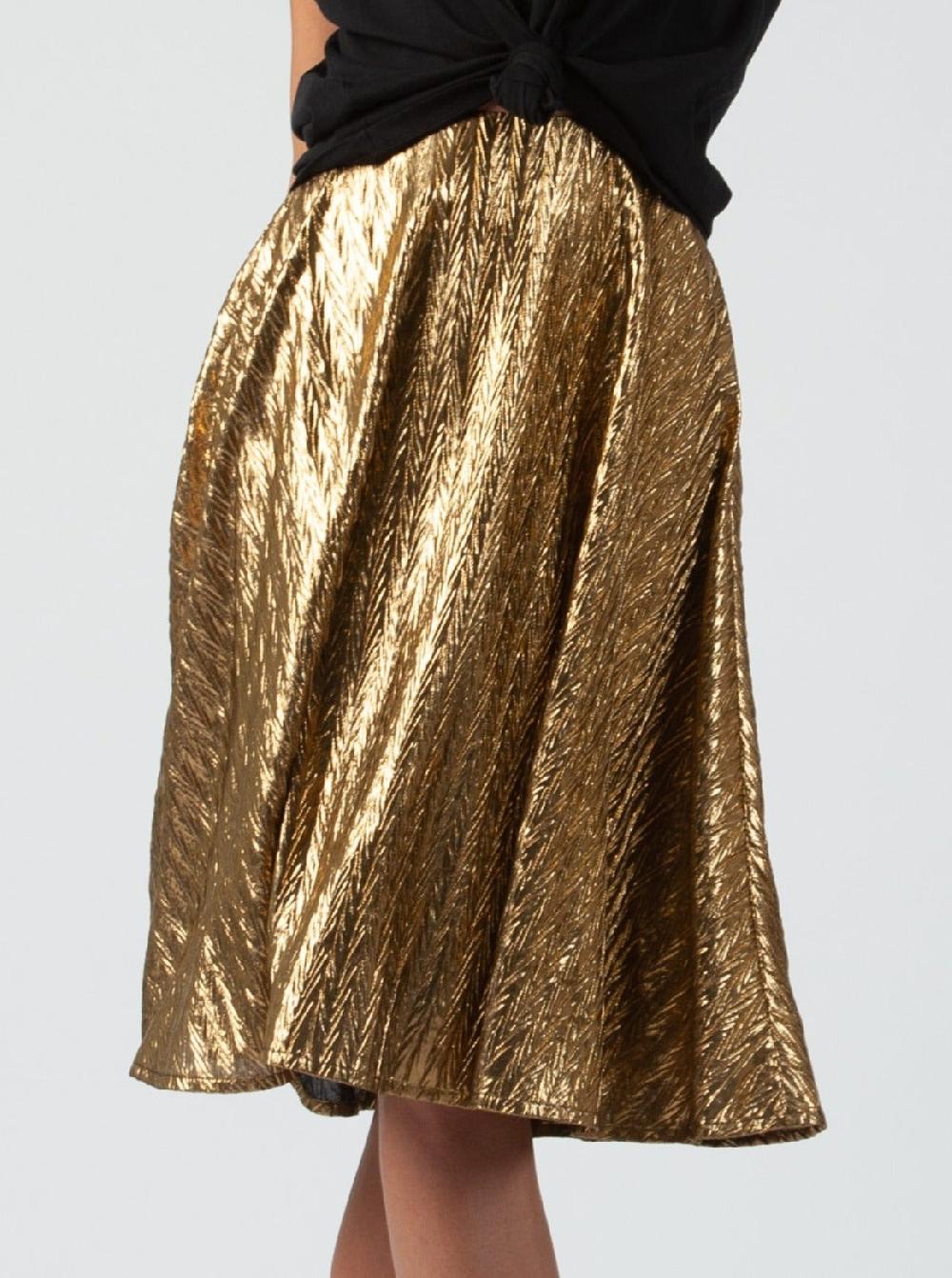 lucca couture LA BELLE FOIL SKIRT