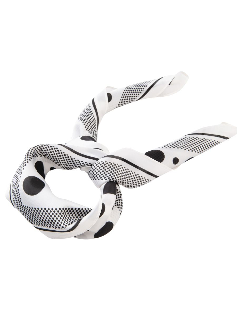 lucca couture LILLY DOTTIE SCARF-WHITE