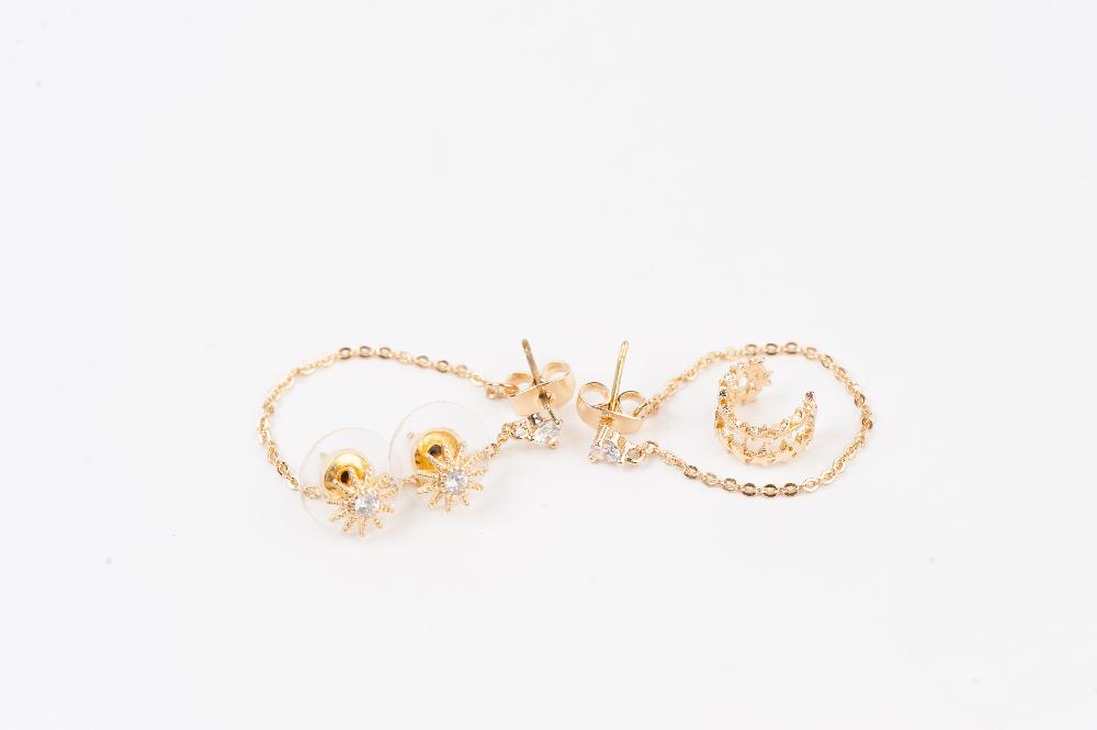 lucca couture MAGIC STARBURST EARRINGS