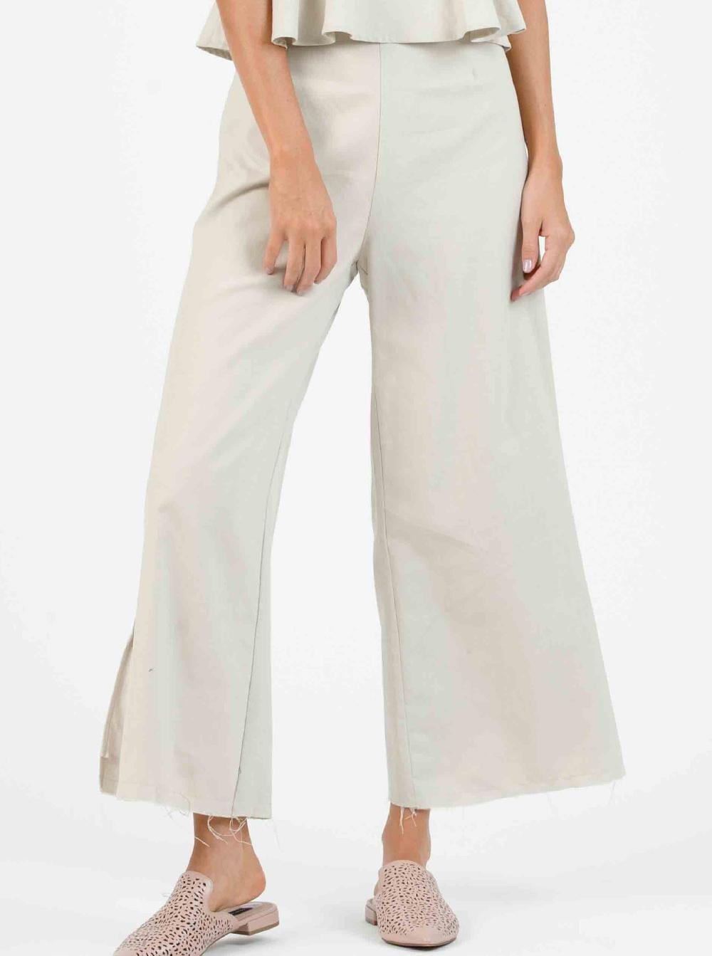 lucca couture MELISSA FRINGE CULOTTES-STONE