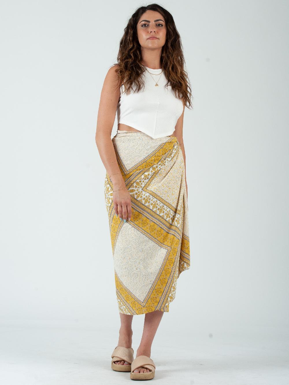 lucca couture MITILINI GETAWAY PAREO-LEMON