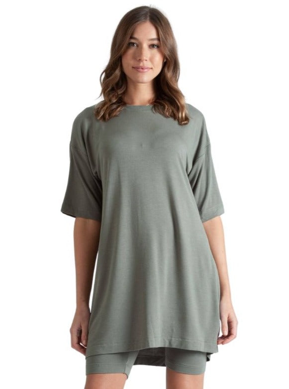 lucca couture MONICA JERSEY TOP-MATCHA