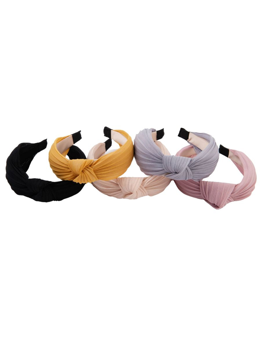 lucca couture NARNIA PLEATED HEADBAND