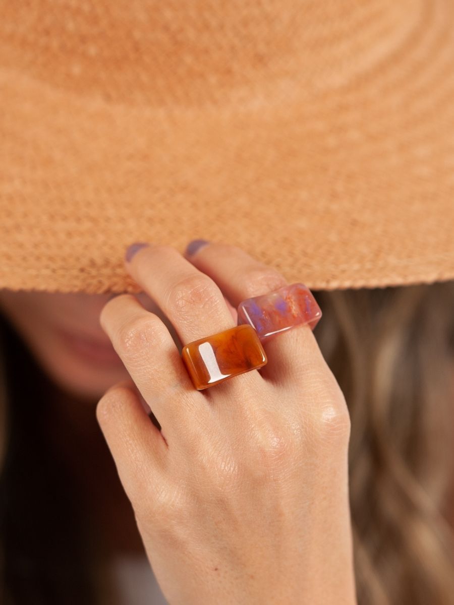 lucca couture REALITY RESIN RING