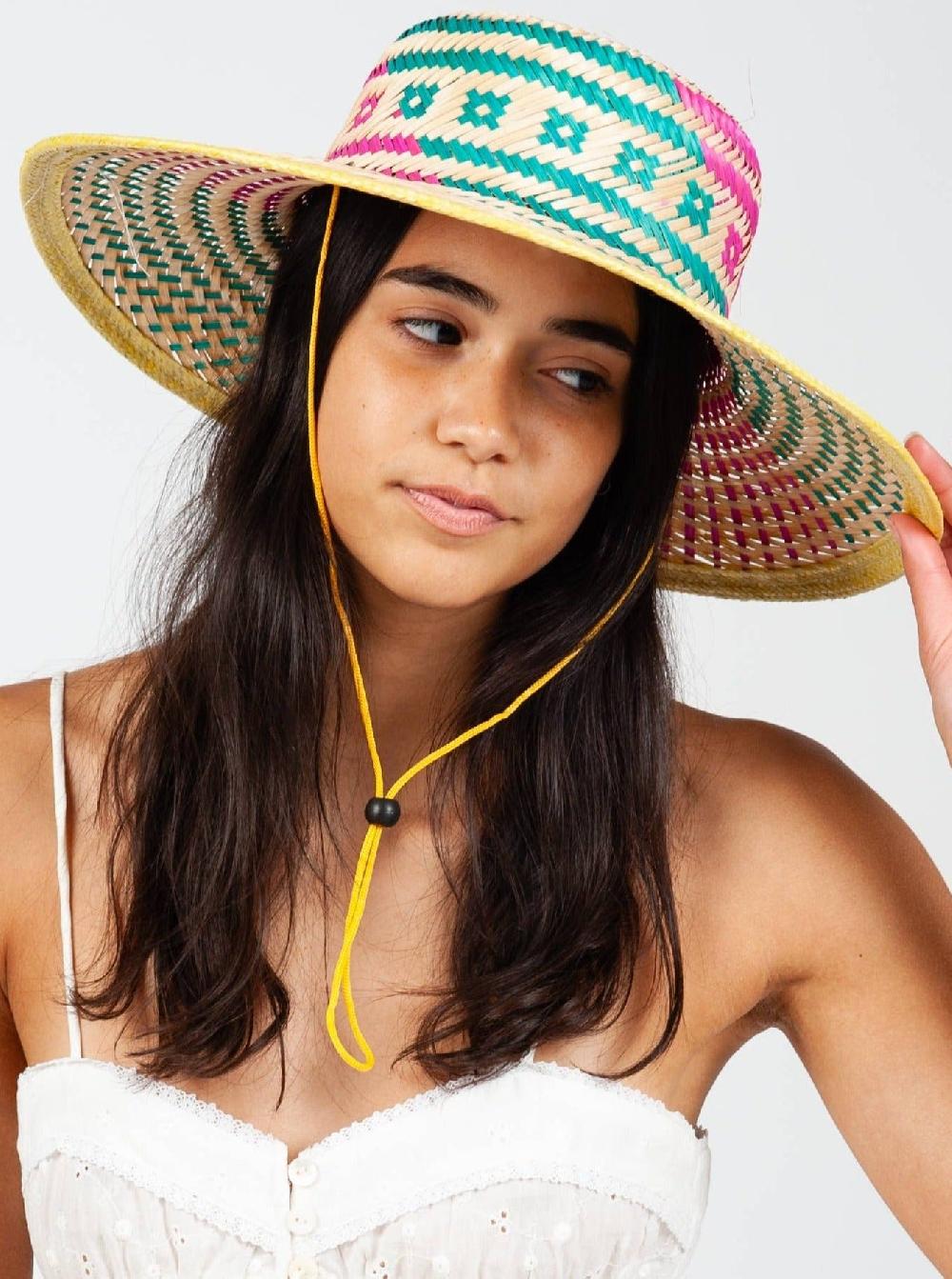 lucca couture RIVIERA MAYA STRAW HAT-FIESTA