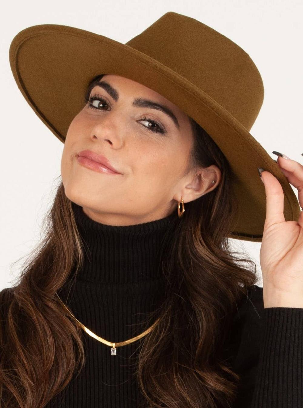 lucca couture ROSIE RANCHER HAT-OLIVE