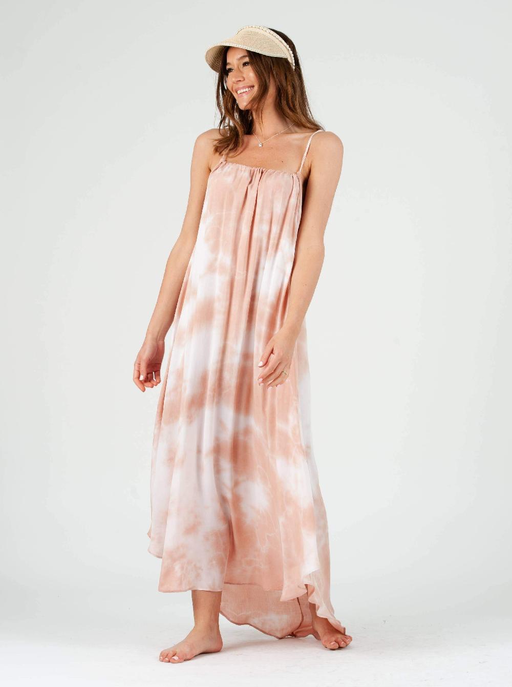 lucca couture SAIGE MAXI DRESS - BLUSH