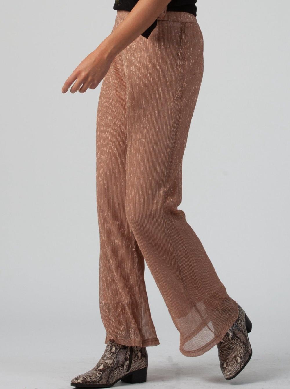 lucca couture SYCAMORE BOOT CUT PANT-ROSE GOLD