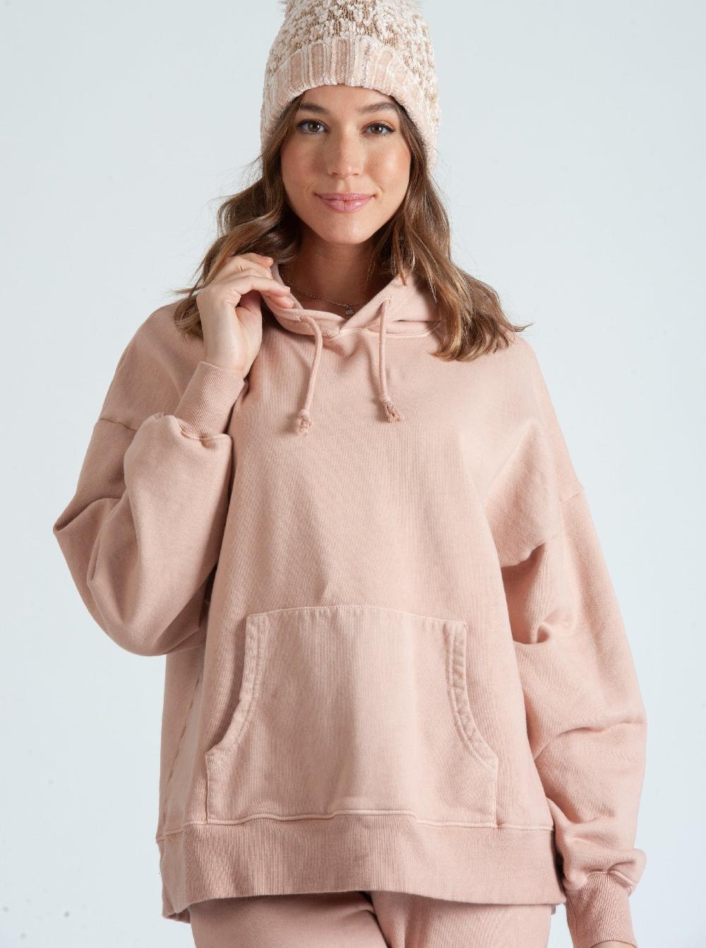 lucca couture TALLY HOODIE-ROSE