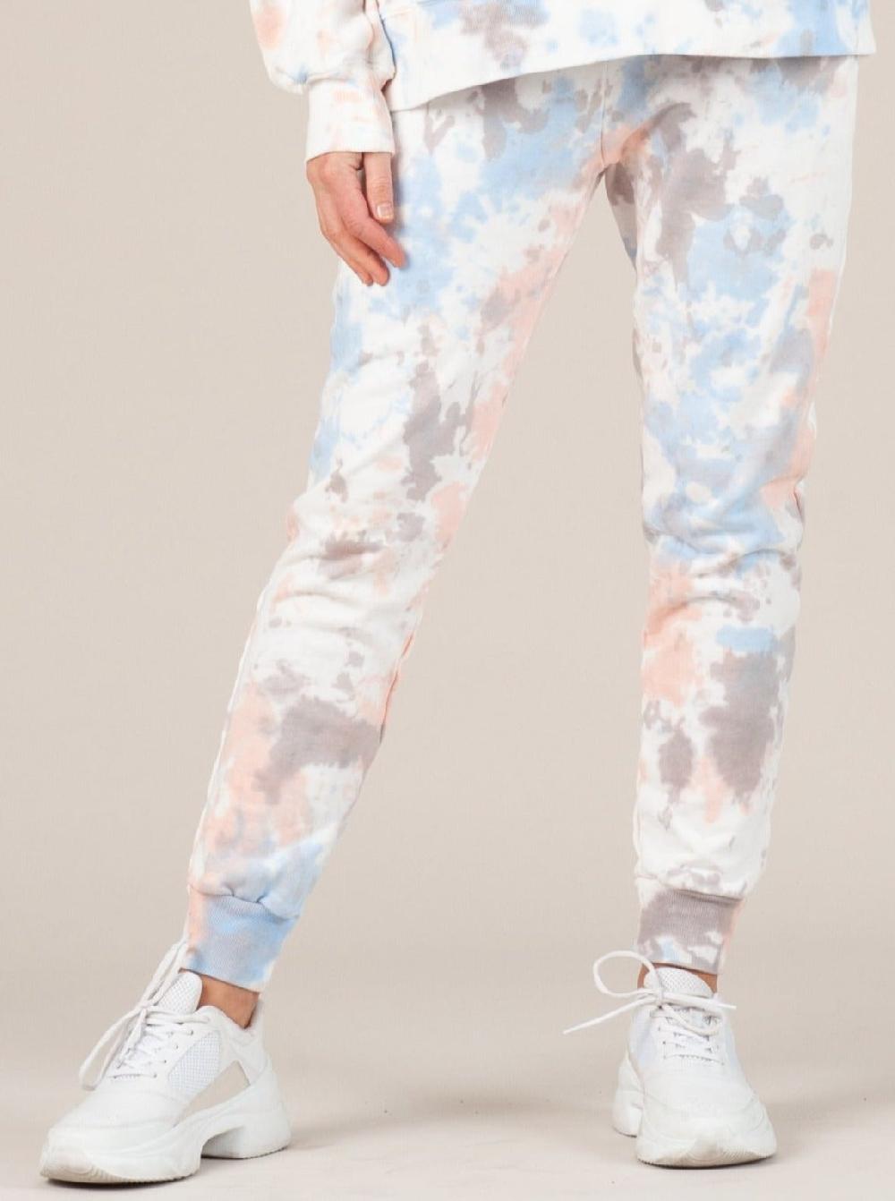 lucca couture TALLY JOGGER PANTS-PINK/PUR/BLUE