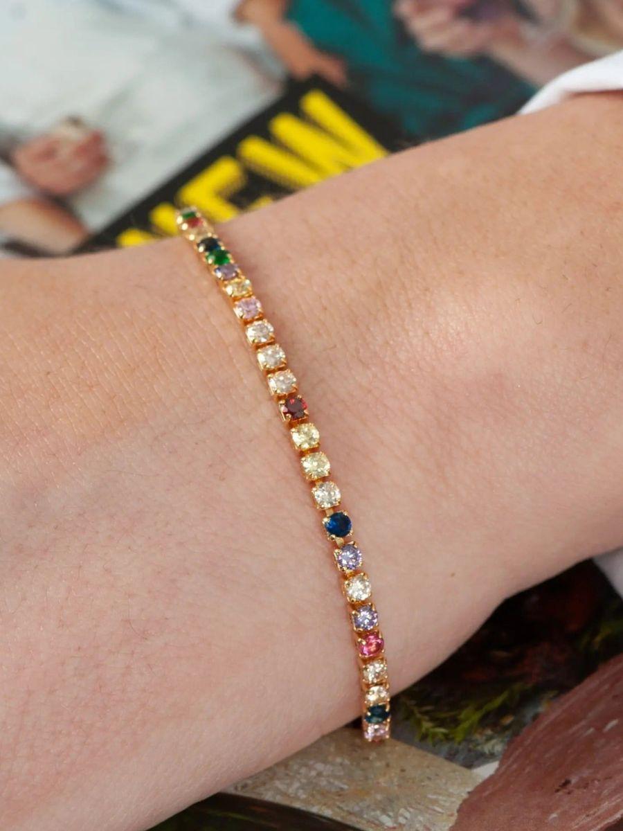 lucca couture TENNIS BRACELET-MULTI