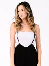 lucca couture TULIP CROP TOP-LAVENDER