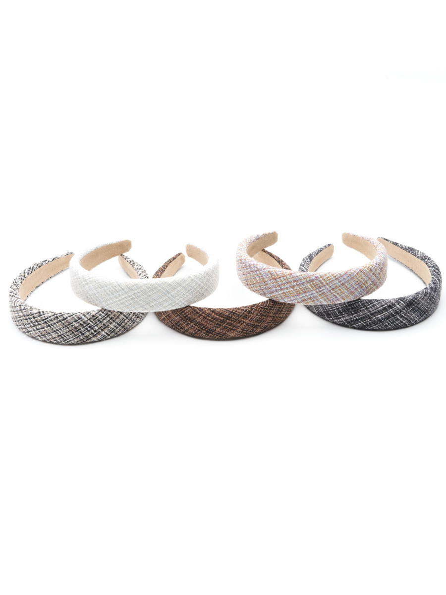 lucca couture TWEEDY CHIC HEADBAND