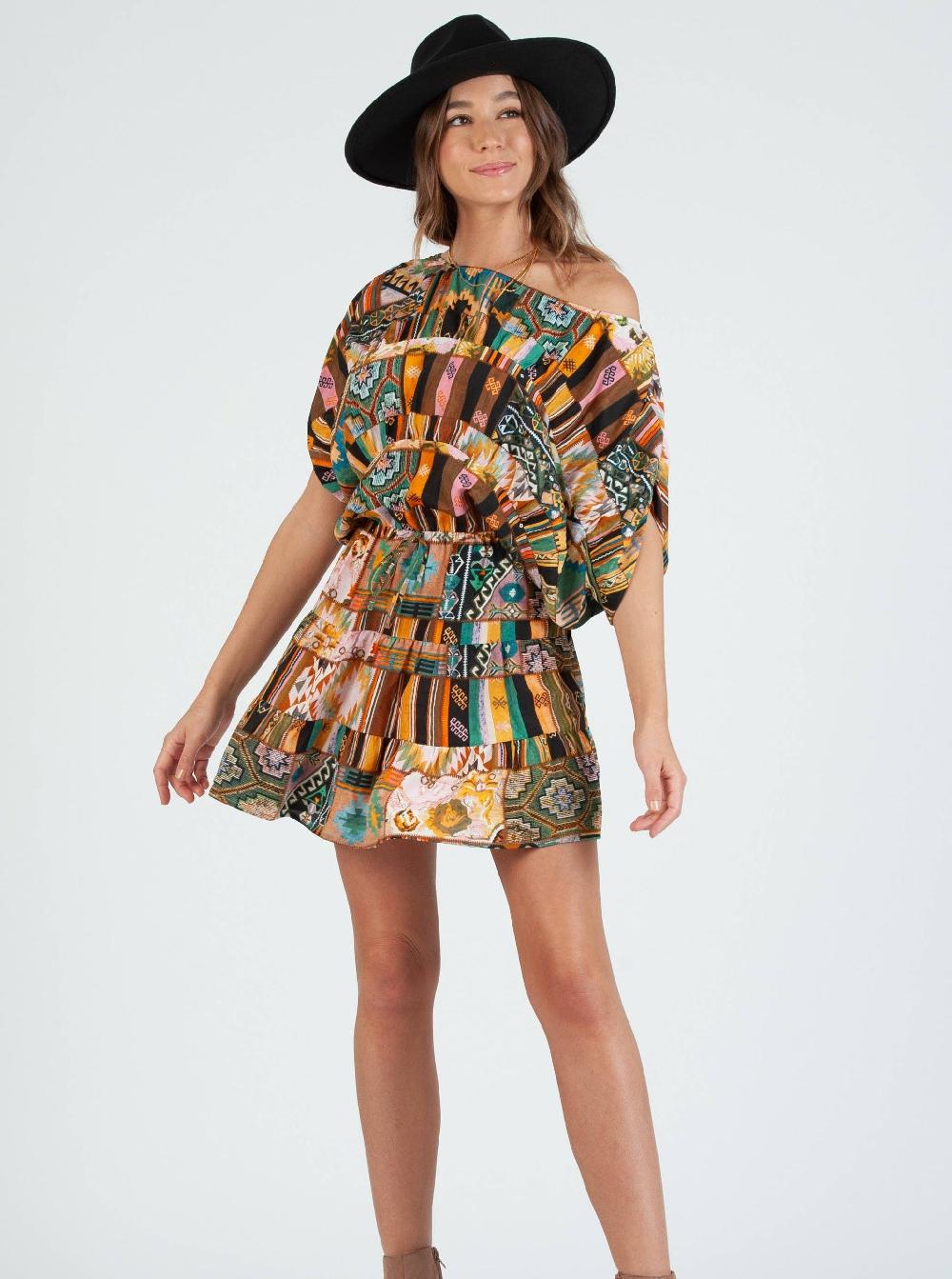 lucca couture VERONICA MULTI DRESS-MULTI