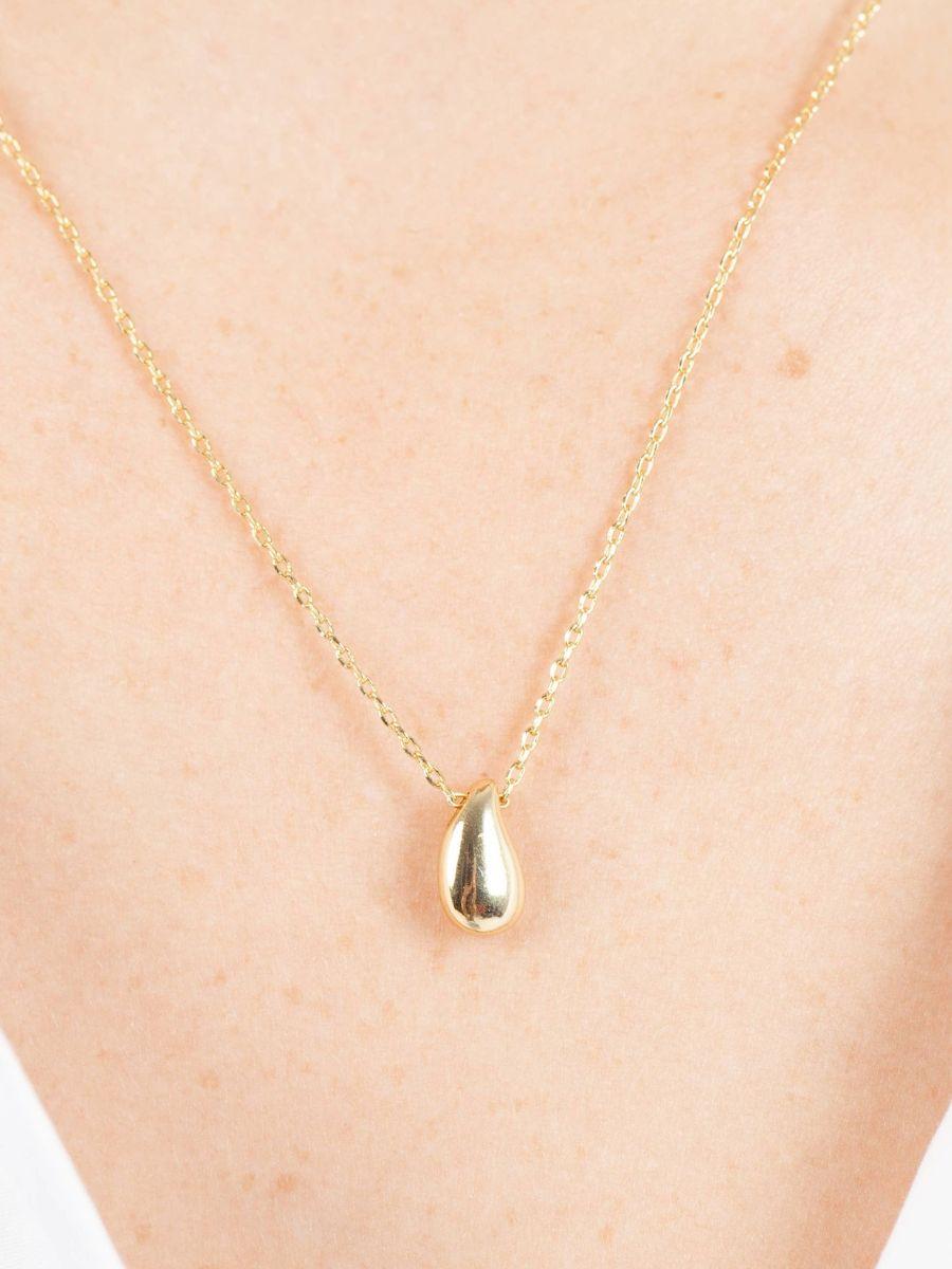 lucca couture WATERDROP PENDANT NECKLACE