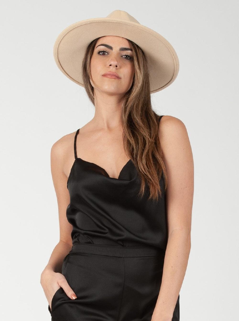 lucca couture Women's Satin Cami Top