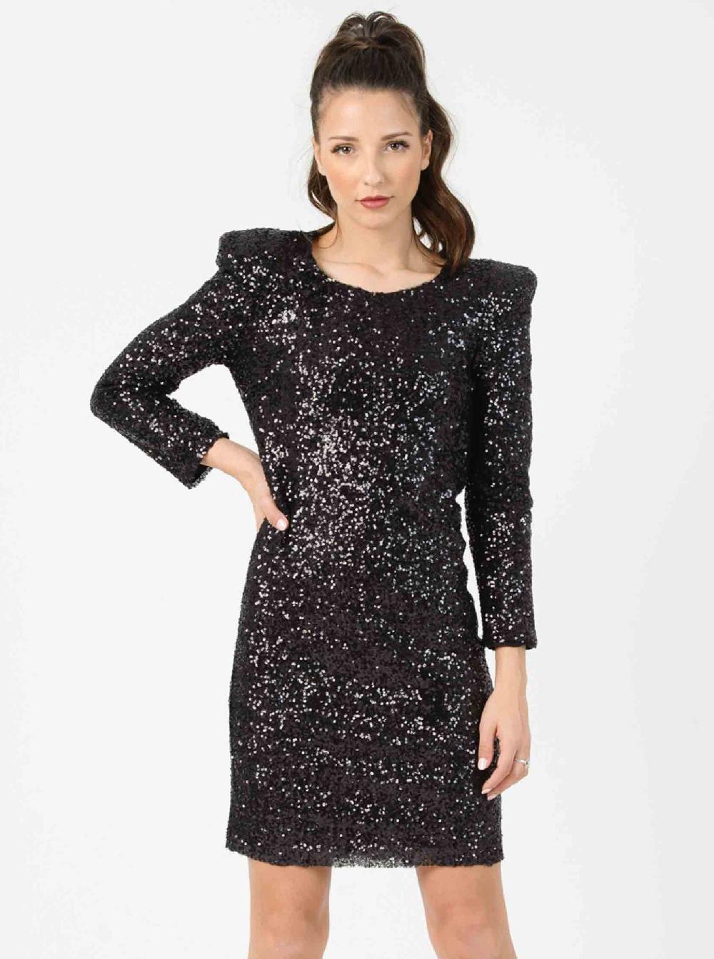 lucca couture Women's Sequin Mini Dress