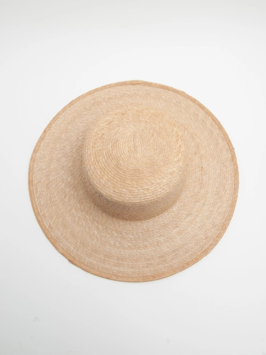 lucca couture Women's Straw Wide Brim Boater Hat