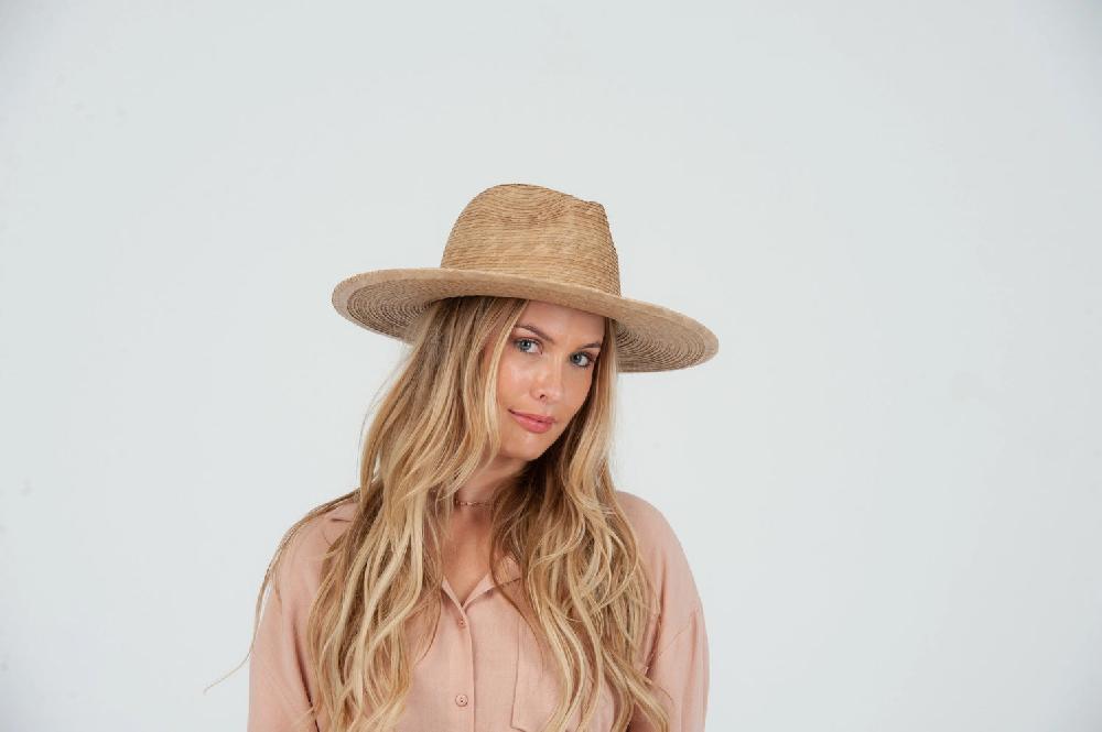 lucca couture Women's Straw Wide Brim Panama Hat
