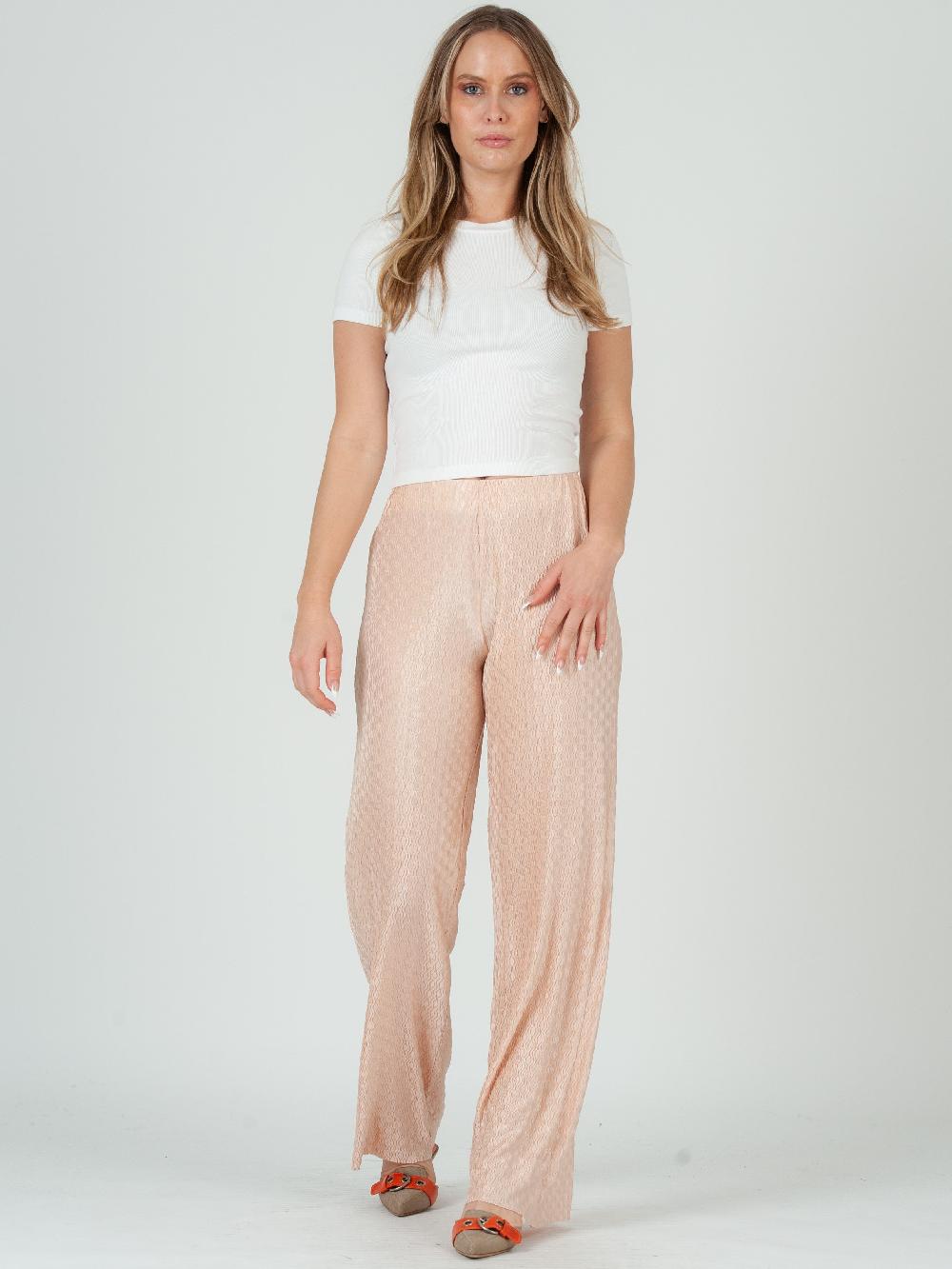 lucca couture Women's Textured Pull on Pants
