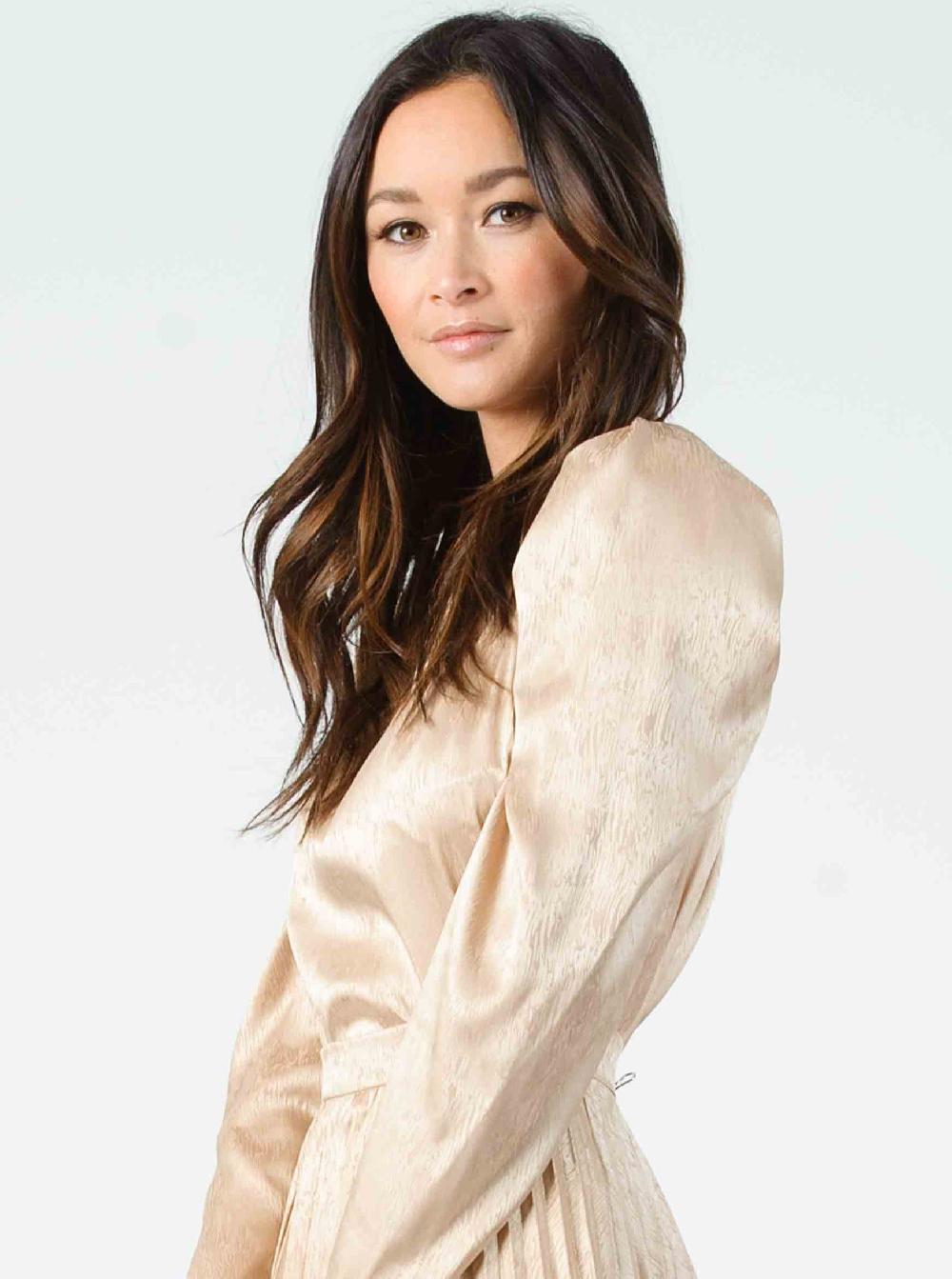 lucca couture MOET PUFF SLEEVE BLOUSE-CHAMPAGNE ZEBRA