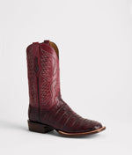 Lucchese Bootmake Bryan Exotic Boot - Black Cherry/Sangria