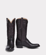 Lucchese Bootmake Charles Boot - Black Cherry/Cordovan