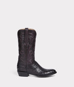 lucchese bootmake Charles Boot - Black Cherry/Cordovan