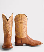 Lucchese Bootmake Lance Boot - Barnwood + Antique Saddle