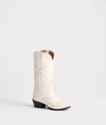 Lucchese Bootmake Little Gina Kids/Youth Boot - White