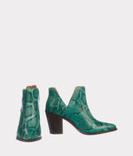 Lucchese Bootmake Alma Exotic Boot - Turquoise